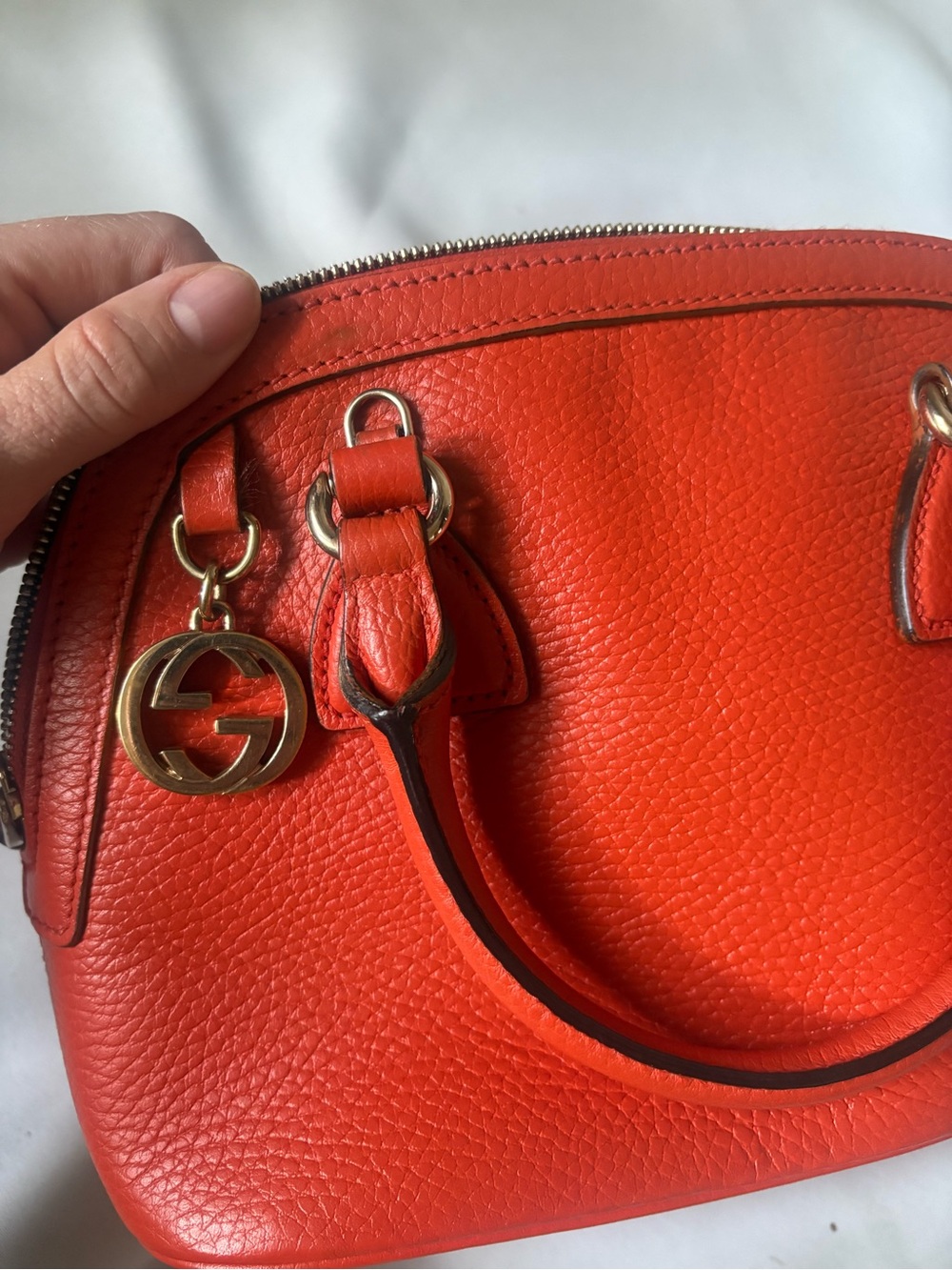 Gucci GG Charm Dome Satchel - vintage Gucci mini bag - authenticated - Picture 17 of 17
